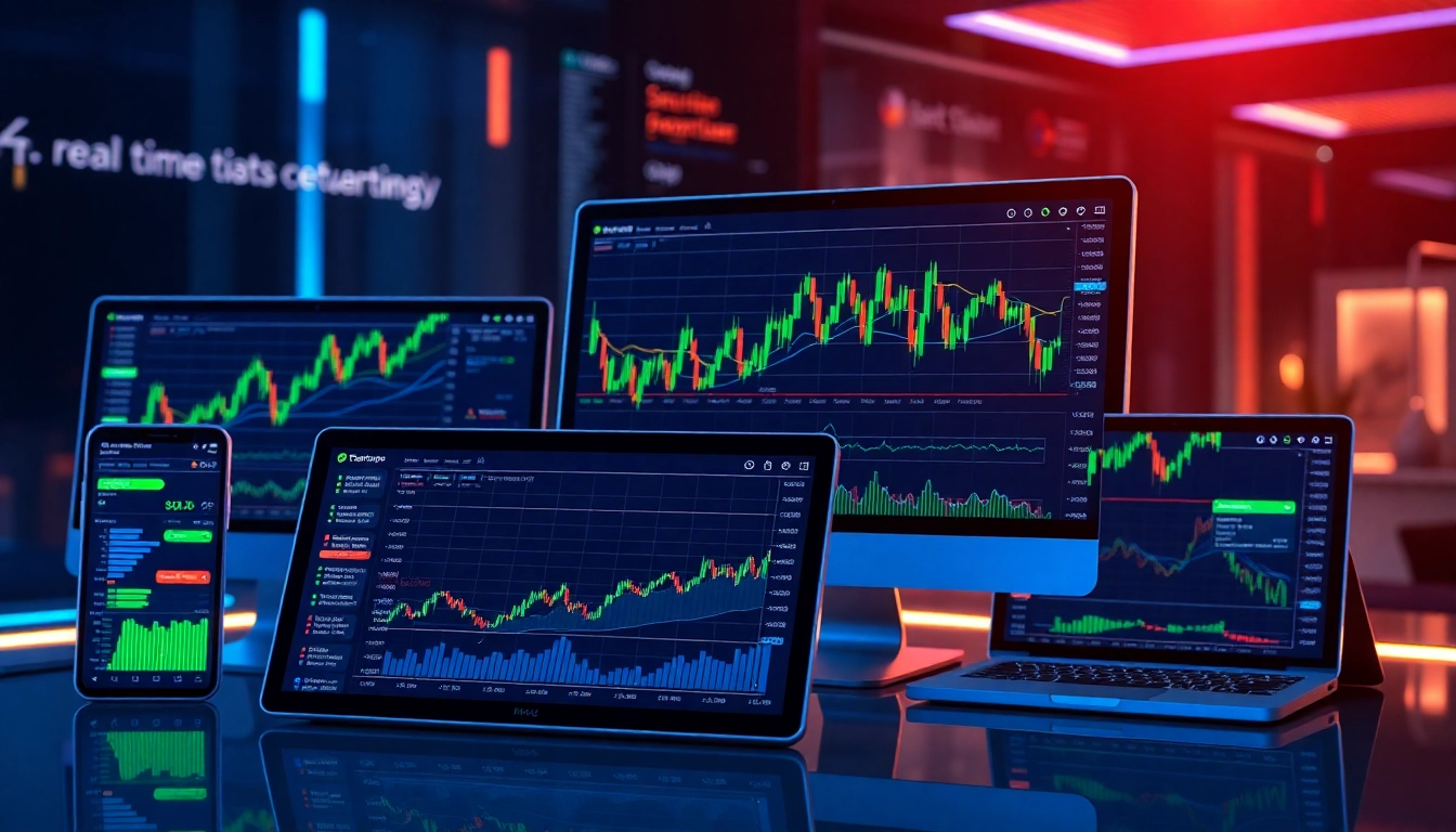 AICoin platform showcasing real-time crypto market charts with alert notifications on multiple devices for secure trading.